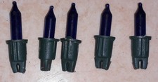 5 ampoules de rechange pour guirlandes de noël 20 bleues lampes Lumineux
