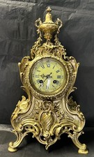 Pendule cartel bronze de style