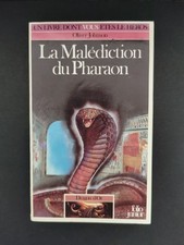 Envoi OFFERT - La Malédiction du Pharaon - LDVELH - Livre dont vous êtes le héro
