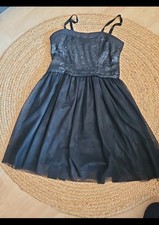Robe Noir À Sequin Et En
