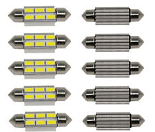 10x Ampoules Navettes LED 39mm