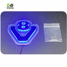 Éclairage en aluminium bleu