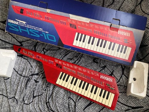 Yamaha shs red keytar - shs-10,