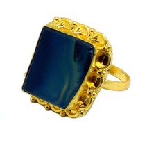 Bagues en agate tranchée