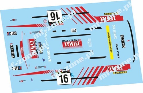 Decals ford sierra - 1/43,