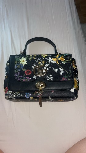 Gucci sac main cuir noir - gucci,