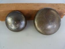  2 cloches horloge ancienne  mouvement coq comtoise pendule diam 13,5 cm et 10cm