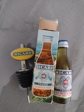 RICARD Mignonnette ancienne old mini bottle 45° 2cl + bec verseur