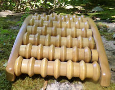 MASSAGE ROLLER / ROULEAUX POUR PIEDS - BOIS MASSIF - RELAXANT REFLEXOLOGIE