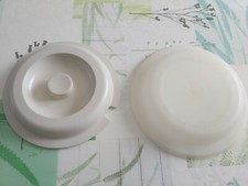 tupperware pieces détaché  couvercle 2 microwave ronde beige petite 