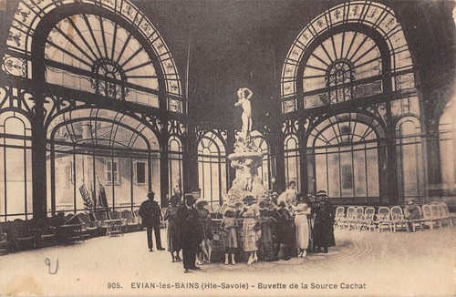 Cpa evian buvette de - 74, /