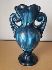 vase couleur bleu nuit signé Vallauris