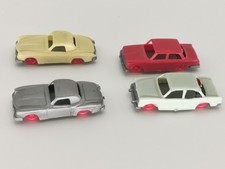 JOUEF 1/87ème LOT DE DEUX SIMCA ET DEUX MERCEDES-BENZ 300SL
