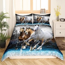 Housse de couette cheval au
