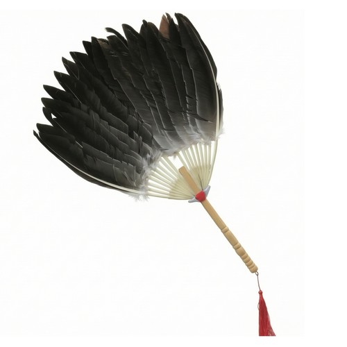 éventail plumes oie - de, d'oie