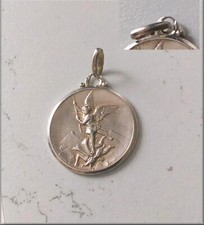 Médaille Saint Michel ancienne en argent