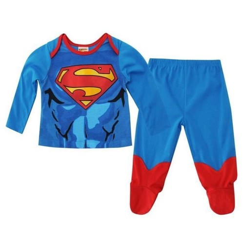 Superman pyjama pièces bleu - pyjama,