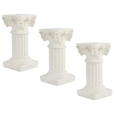 3 Pcs Colonne Décorative Piliers Pour La Décoration Sculpture En Résine