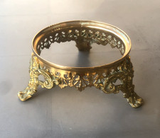 SOCLE SUPPORT EN BRONZE DORE