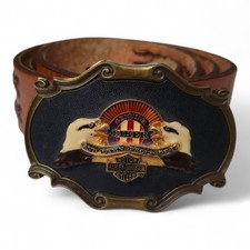 Ceinture Harley-Davidson Vintage 1974 – Boucle Pacific “Genuine Biker”