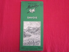 ANCIEN GUIDE MICHELIN PNEU SAVOIE 1953 1954 LA MER DE GLACE