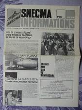 SNECMA INFORMATIONS 245 1978 HISTOIRE MOTEUR A REACTION BLEAU MOULEUR NOYAUTEUR