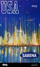 AFFICHE POSTER  Sabena