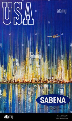 Affiche poster sabena - poster,