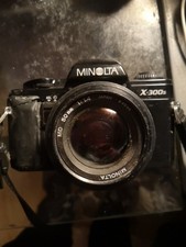 Appareil Photo Argentique Minolta X-300 Avec Son Objectif Minolta 50mm