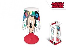 Lampe de nuit confortable Disney Mickey souris lumière de table à LED enfants