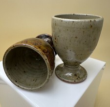 Suite de 2 bols ou mazagrans en grès pyrité de JACQUES MIGEON - LA BORNE