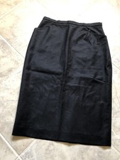 Agnès B Jupe Laine Gris Foncé presque noir 36 Superbe etat