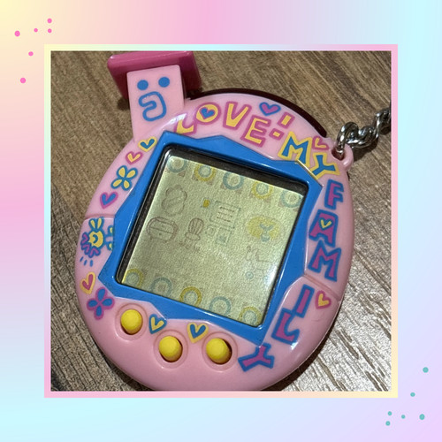 Pink tamagotchi connection - tamagotchi,