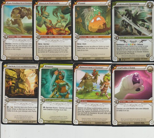 Lot cartes wakfu tcg - cartes,