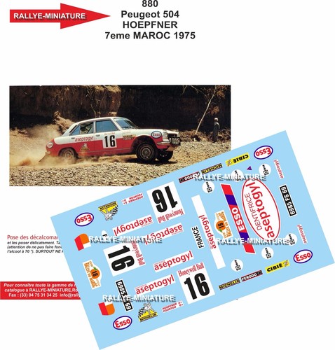 Decals ref 0880 peugeot - decals,