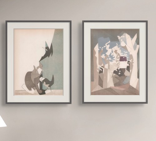 Beaudin lithograph set - set, mid