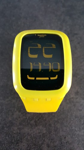 Montre swatch touch jaune - montre,