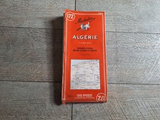 carte michelin N° 172 algérie environs d'oran région alger et kabyllie