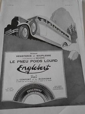 PUBLICITE 1931 Le Pneu Poids