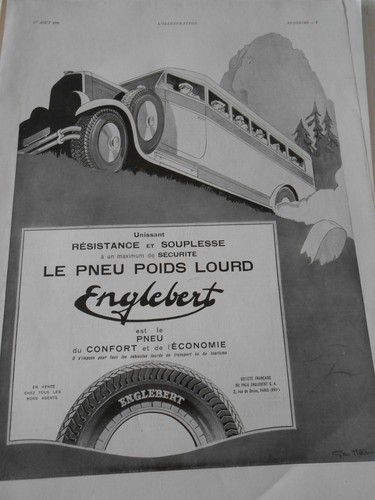 Publicite 1931 pneu poids - publicite,