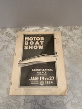 1934 Motor Boat Show Catalog