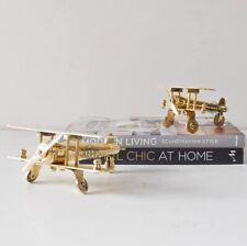 Laiton Avion Modèle Lot De 2