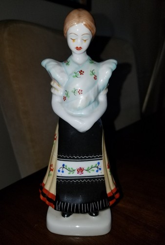 Hollohaza girl folk custome - girl, in