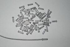 100 embouts de câble à sertir aluminium pour câble 20/10éme maxi vélo cyclo moto