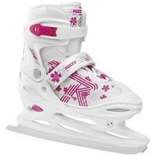 Roces Jokey Ice 3.0 Patins À Glace Pour Enfants Croissants Blanc/Rose
