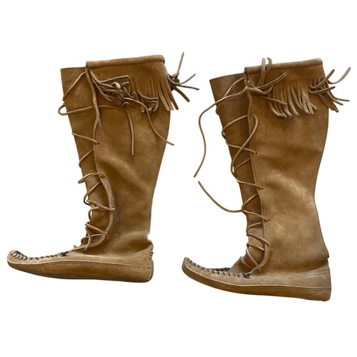 Minnetonka tan suede tall - tan,
