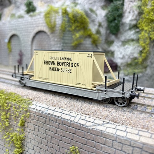 Wagon plat surbaissé - , avec