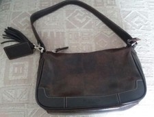 Sac à main cuir peau de vache EQUIPAGE OF PARIS