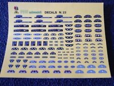 F.D.S. Automodelli N°23 Décalcomanie Decal  1/43  Compteurs - Mileage counters