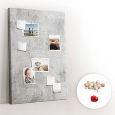 Tableau en liège Pour les notes décoration murale80x120 - Mur en béton